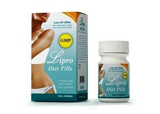 Original Herbal Lipro Dietary Capsule Weight Loss Diet Body Slimming Pills for Drop Shipping