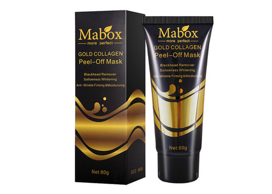 24K Gold Collagen Peel-Off Mask for Women Men Blackhead Remover Sallowness Whitening Anti-Wrinkles Firming Moisturizing